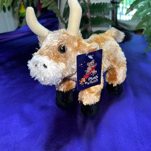 NWT 📌Plush in a Rush  Cute soft and Cuddly Texas Longhorn